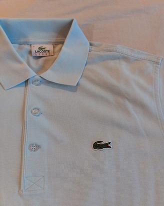 Polo Lacoste Sport Azzurra come Nuova