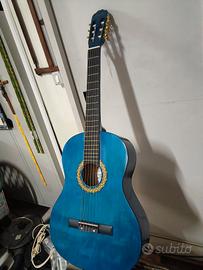 Chitarra Classica blu NUOVA
