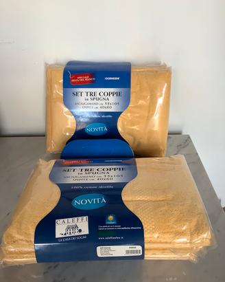 Caleffi 2x Set Asciugamani Dormissimi
