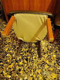 Poltroncine camera ecopelle nere