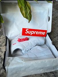 Nike Air Force 1 Low Supreme White 43