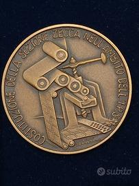 Medaglia Bronzo IPZS Vallucci con bustina