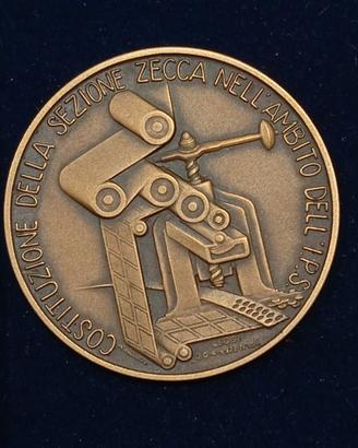 Medaglia Bronzo IPZS Vallucci con bustina