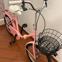 Bici Graziella Pieghevole Rosa