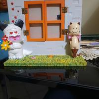 Raro Portafoto Vintage Hello Spank & Micia - 3d