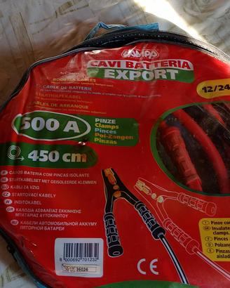 cavi batteria 500A - 4,5mt