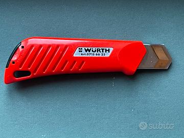 Taglierino cutter würth omologato