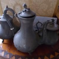 Oggetti ornamentali in peltro