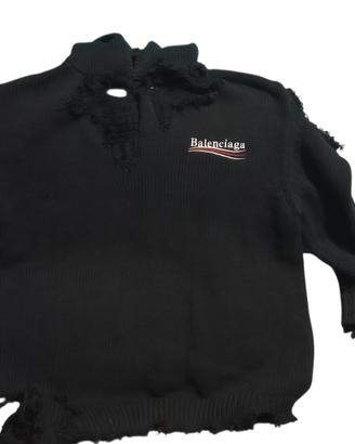 Balenciaga Political Campaign Destroyed Hoodie 