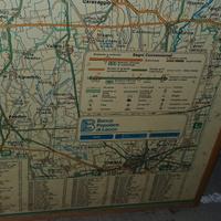 Quadro mappa d'epoca  Banca Popolare di Lecco 1979