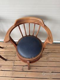 SEDIA GIREVOLE STILE MARINO