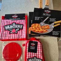 Set utensili per barbecue e pizza