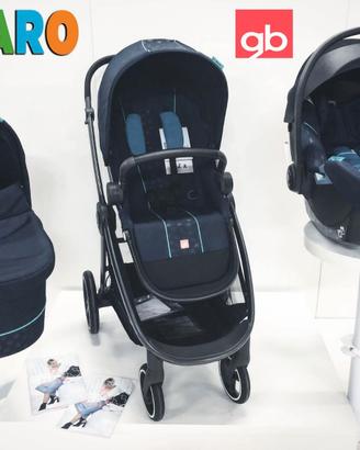 trio cybex gb beli 4 blu passeggino navicella ovet