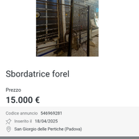 Sbordatrice automatica forel