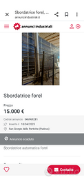 Sbordatrice automatica forel