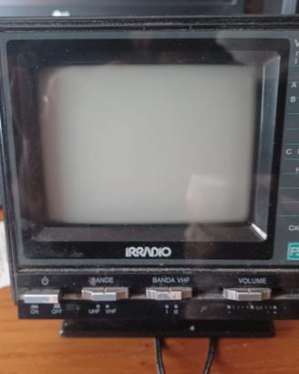 TV Irradio b/n vintage