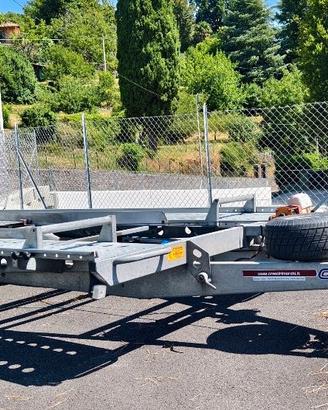 rimorchio per trasporto veicoli Cresci PA14