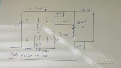 Doppio magazzino con parcheggio