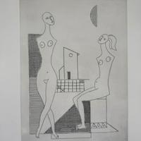 Litografia Mario Tozzi arte italiana