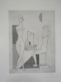 Litografia Mario Tozzi arte italiana