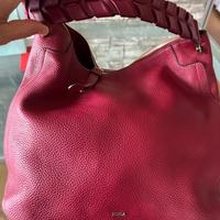 Borsa di pelle Furla bordeaux