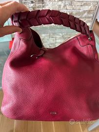 Borsa di pelle Furla bordeaux