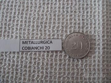 gettone metallurgica cobianchi