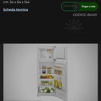 Frigo da incasso
