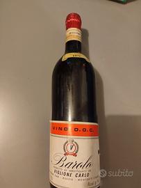 Bottiglia Vintage Barolo D.O.C. 1971 - Viglione Ca