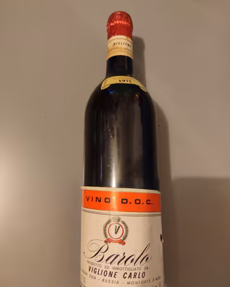 Bottiglia Vintage Barolo D.O.C. 1971 - Viglione Ca