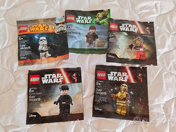 LEGO star wars 5 minifig personaggi