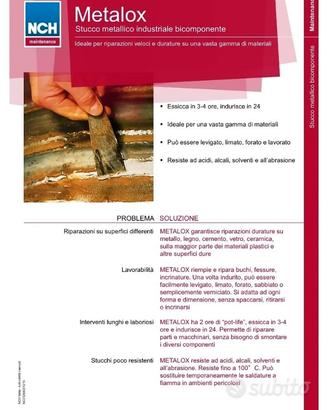STUCCO METALLICO INDUSTRIALE BICOMPONENTE 