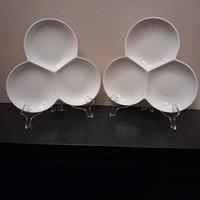 Coppia piccole antipastiere in ceramica