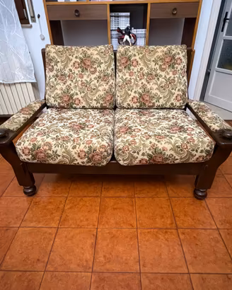 Divano 2 e 3 posti - vintage anni 80
