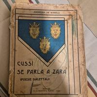 Raro Libro 1935 - Cussì se parla a Zara 