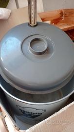 Pentola smalto per sterilizzare con  termometro