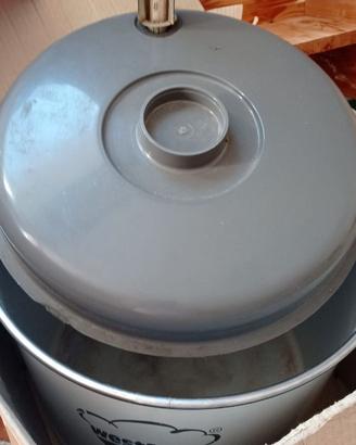 Pentola smalto per sterilizzare con  termometro