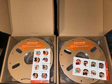 2 kg ABS CARBON FIBER ERYONE FILAMENTO  STAMPA 3D