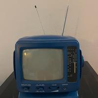 Mini tv portatile vintage