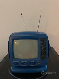 Mini tv portatile vintage