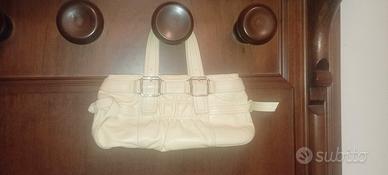 borsetta in pelle gialla DKNY