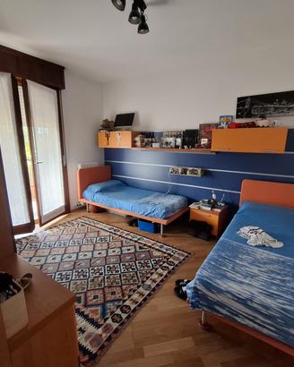 2 letti singoli 190x120 con materassi in memory