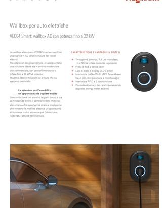 Colonnina di Ricarica mezzi elettrici VIESSMANN