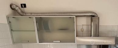 Pensili cucina L.2,40 mt h.60 modulari con Cappa