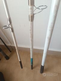  2 canne da pesca surf casting tubertini tecnofish