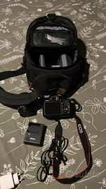 CANON E0S 1300D+18-55mm kit con borsa completa