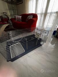 Gabbia per conigli,cincillà, porcellini d’india