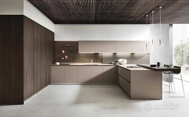 Cucina Penisola Angolare made in Italy su misura