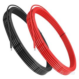 Cavo Silicone 18AWG 5 m Rosso/Nero per RC