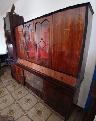 Credenza vetrina vintage anni 60 - 